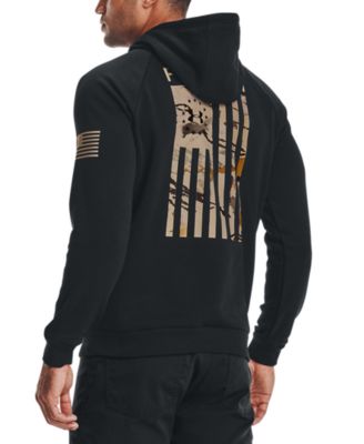 men's ua freedom flag rival hoodie