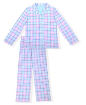 girls plaid pajamas