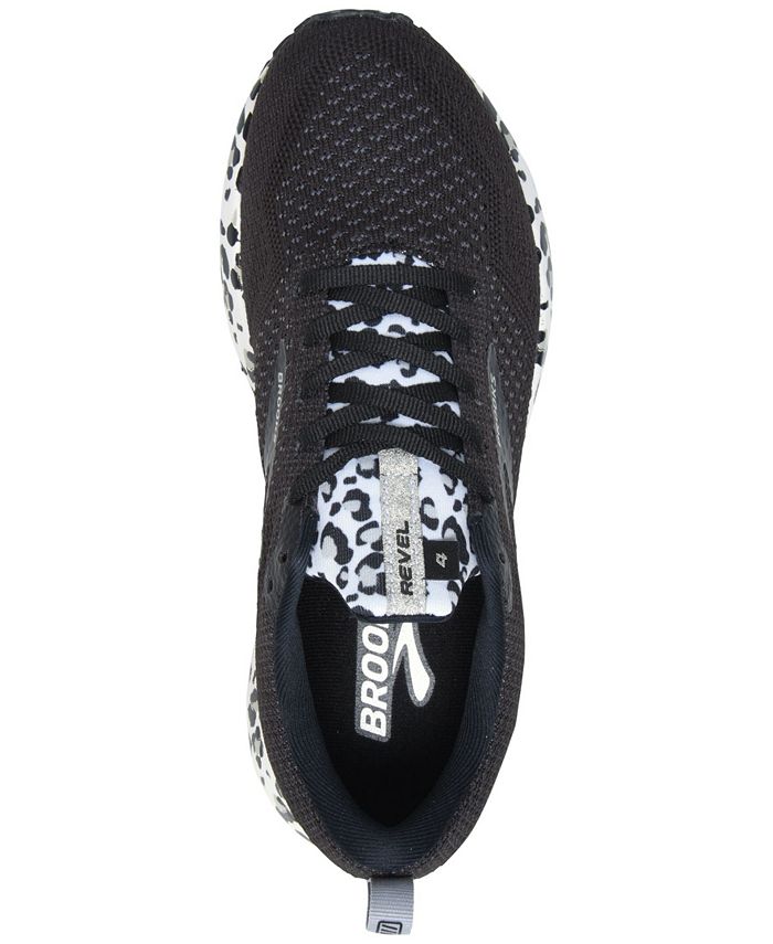Brooks Women's Revel 4 Snow Leopard Running Sneakers from Finish Line