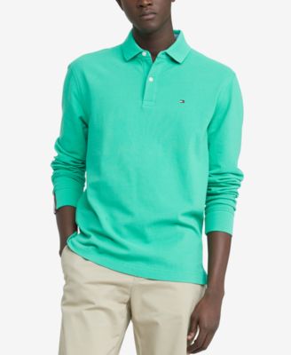 long sleeve tommy polo