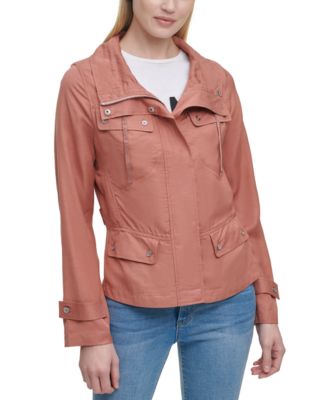 mock neck jacket women's