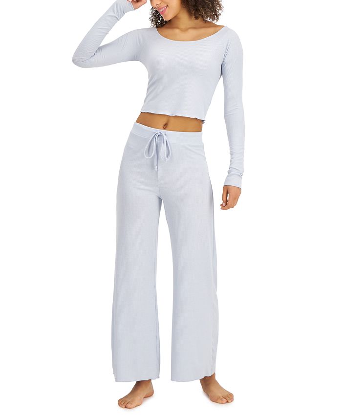 Jenni RibKnit Sleep Top & Pants, Created for Macy's & Reviews Bras