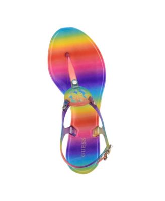 guess jelly sandals