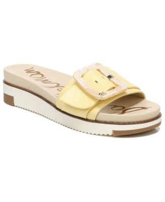 sam edelman slides white