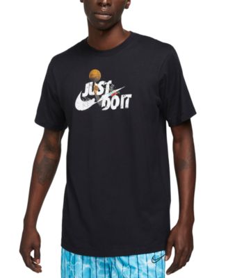 Basketball Logo Graphic T-Shirt Black 