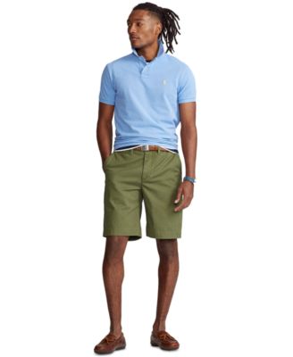 chino shorts and polo shirt