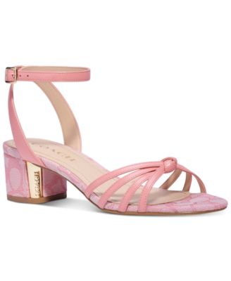 macys coach sandals