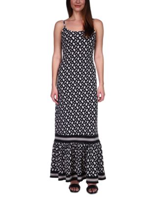 macys michael kors maxi dress