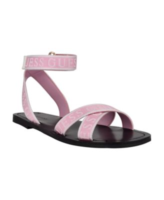 macys pink sandals