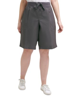 cotton bermuda shorts plus size