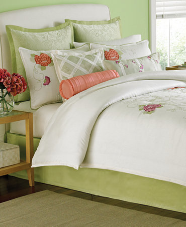 CLOSEOUT! Martha Stewart Collection In Bloom 9 Piece Comforter Sets ...