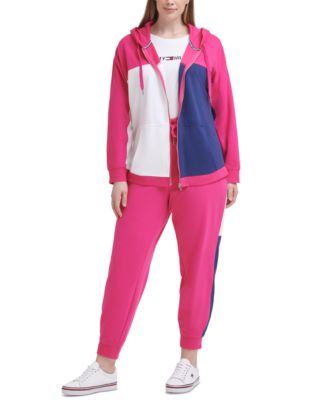 tommy hilfiger plus size tracksuit