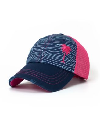 Женская шляпа дальнобойщика из пальмового дерева Shady Lady с регулируемой застежкой на спине