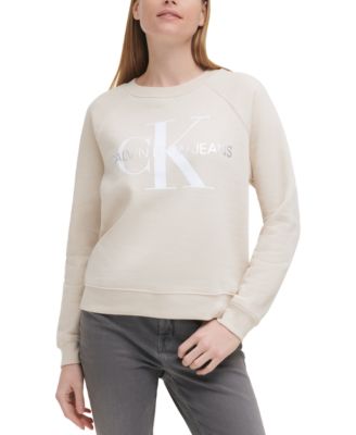 calvin klein fuzzy sweatshirt