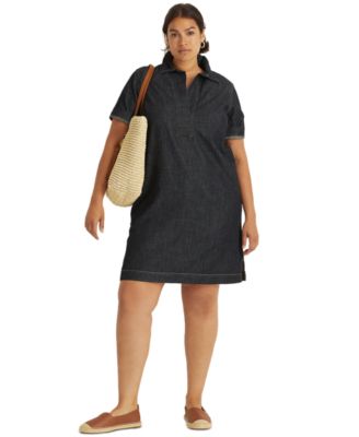 cotton shift dress plus size