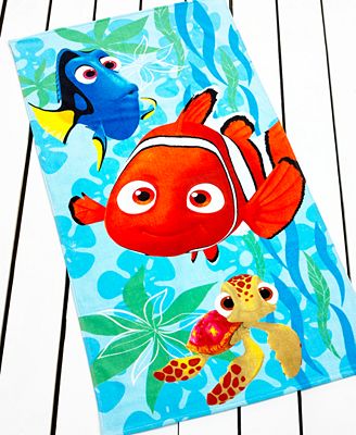 Disney Finding Nemo Beach Towel - Bath Towels - Bed & Bath - Macy's