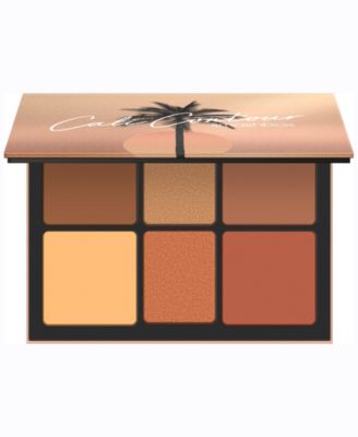 Палитра румян, хайлайтеров и бронзаторов для лица Smashbox Cali Contour, коричневая