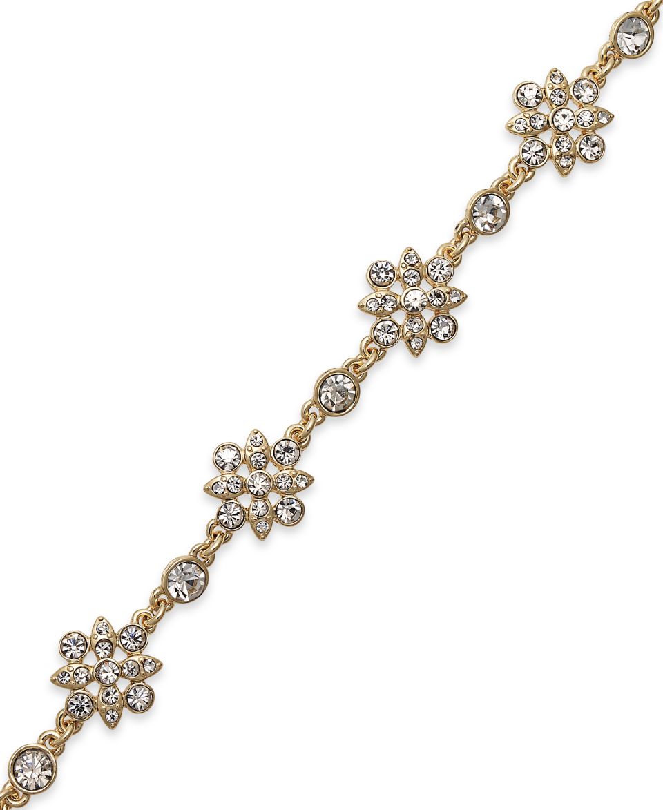 Eliot Danori Silver Tone Crystal Swirl Bracelet   Fashion Jewelry   Jewelry & Watches