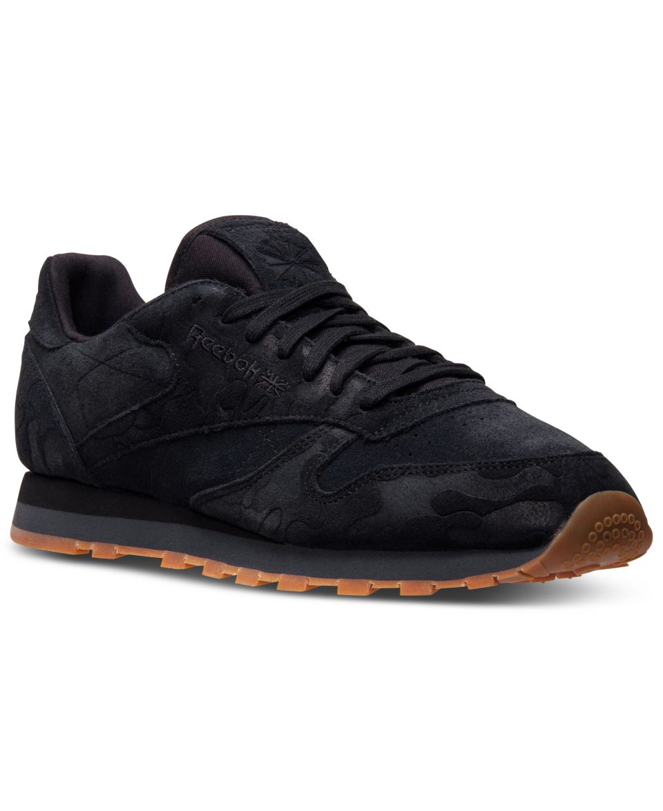 Reebok Mens Classic Leather Tech Casual Sneakers from Finish Line   Finish Line Athletic Shoes   Men