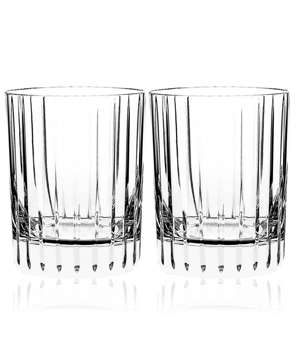 Baccarat Set of 2 Harmonie Double Old Fashioned Glasses