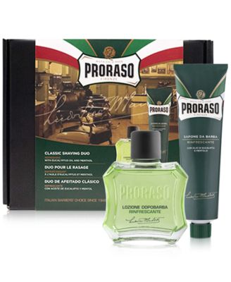 Proraso, 2 шт. Классический набор крема для бритья и лосьона после бритья - Освежающая формула без цвета