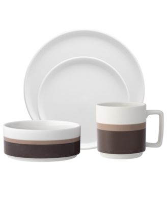 Набор для укладки в полоску Noritake ColorStax, 4 шт.