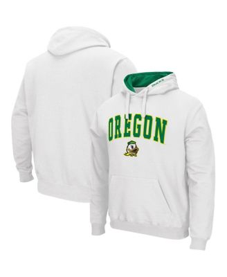 Мужской пуловер Colosseum White с аркой Oregon Ducks и логотипом 3.0, толстовка с капюшоном белого цвета