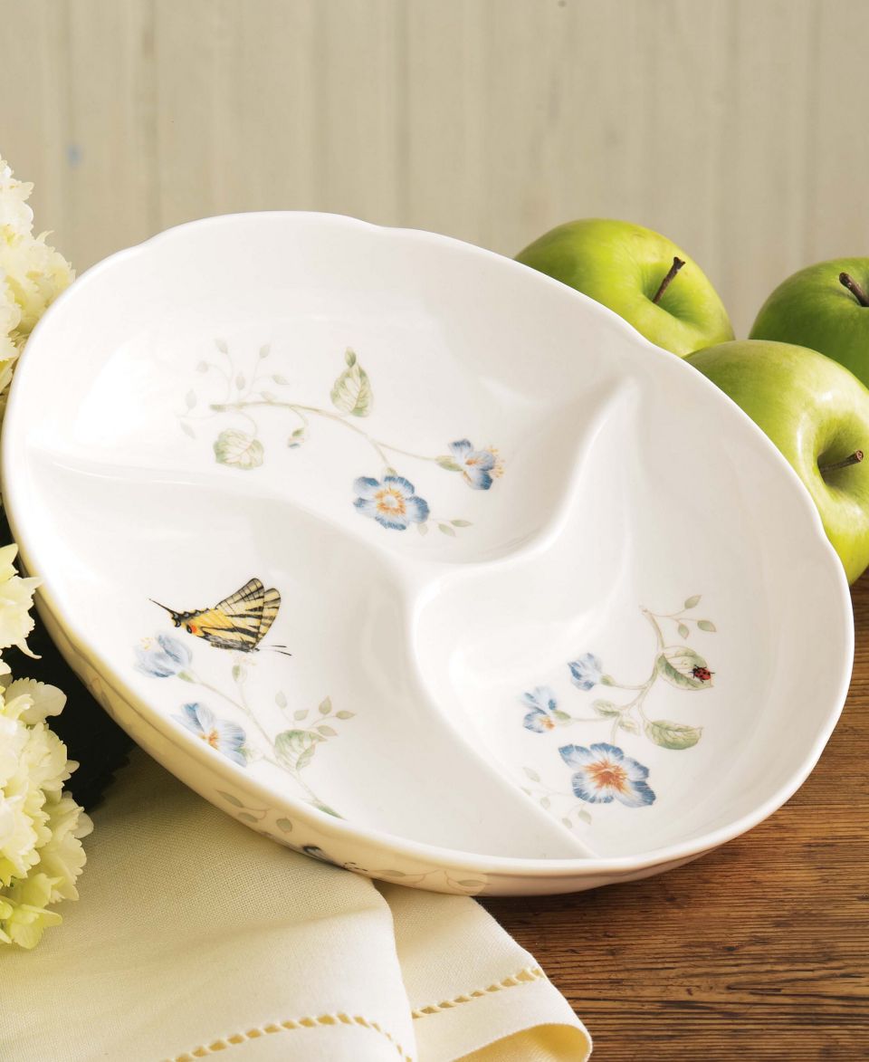 Lenox Dinnerware, Butterfly Meadow Figural Dragonfly Sectional Server