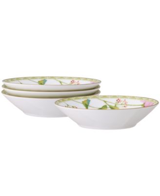 Набор Noritake Poppy Place из 4 вазочек для фруктов, 5,50 дюйма, 4 унции.