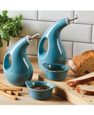 Rachael Ray Ceramics EVOO, 4 шт. Набор бутылочек-дозаторов и ковшиков для формочек