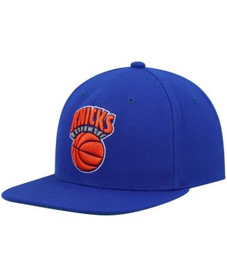 Мужская кепка-бейсболка Mitchell & Ness Blue New York Knicks Hardwood Classics Team Ground 2.0 Snapback