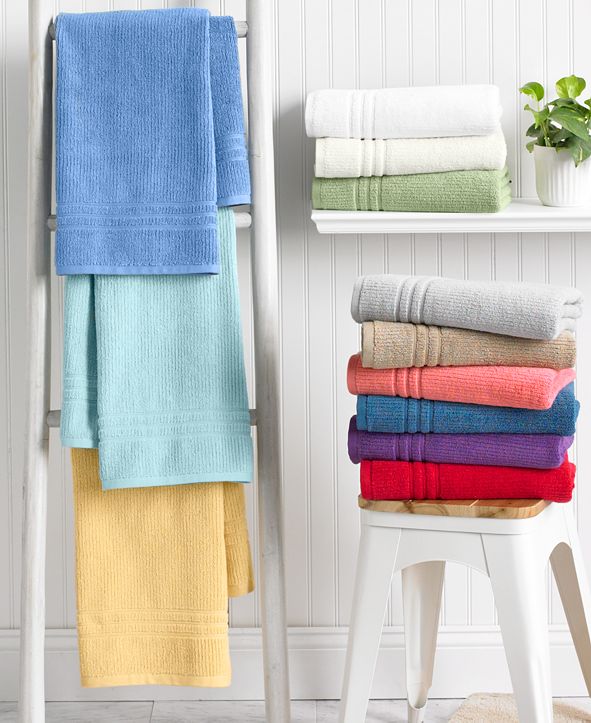 Martha Stewart Collection Quick Dry 27" x 52" Bath Towel, Created for
