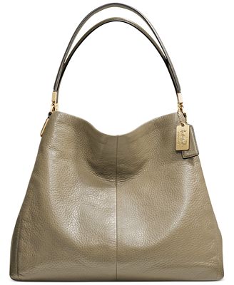 COACH MADISON SMALL PHOEBE SHOULDER BAG IN LEATHER - COACH - Handbags ...