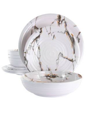 Набор посуды Elama Silvana из меламина, 12 предметов, сервиз на 4 персоны