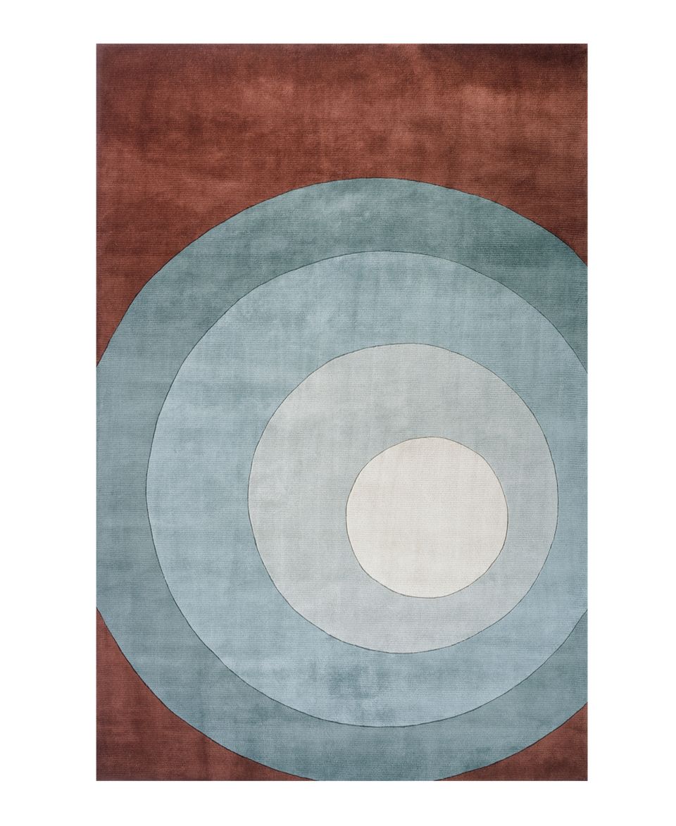 Momeni New Wave Original NW 82 Teal Area Rug, 5 3 x 8