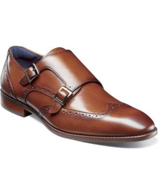 Мужские модельные туфли Stacy Adams от Karson Wingtip с двойным ремешком Monk от Stacy Adams