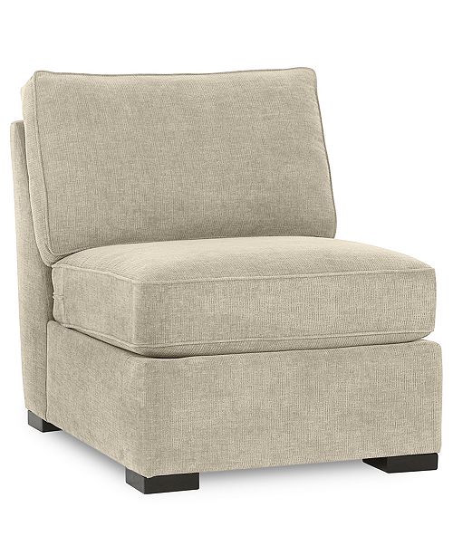 Furniture Radley Fabric Armless Living Room Chair Reviews Furniture Macy S