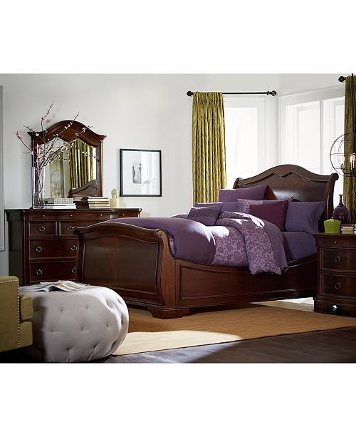 Furniture Closeout Bordeaux Ii 3 Pc Bedroom Set Queen Bed Dresser Nightstand Created For Macy S Reviews Furniture Macy S