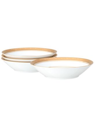 Золотой набор Noritake Crestwood Gold из 4 вазочек для фруктов, сервиз на 4 персоны