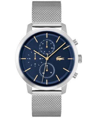 Мужские часы с сетчатым браслетом Replay из нержавеющей стали Lacoste 44 мм