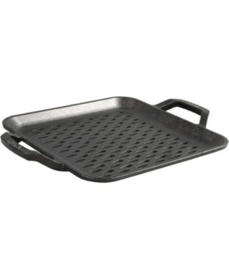 Lodge Cast Iron Chef Collection 11-дюймовая квадратная посуда для приготовления на гриле в стиле шеф-повара