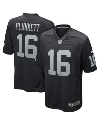 Мужская футболка отставного игрока Nike Jim Plunkett Black Las Vegas Raiders Game