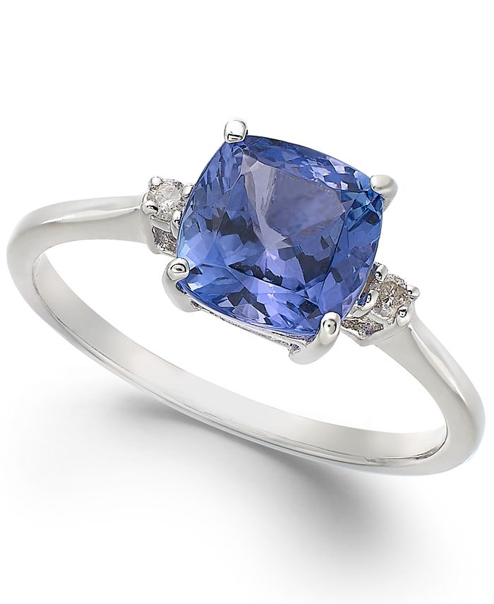 tanzanite and gold ring
