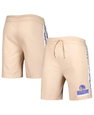 Мужские шорты в полоску Concepts Sport Tan от команды Golden State Warriors