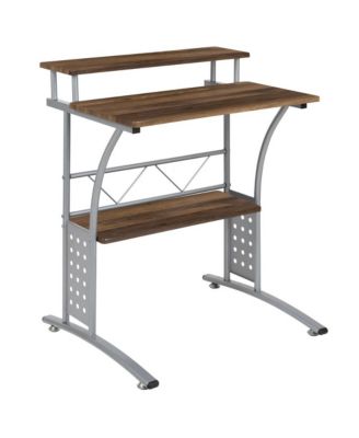 Компьютерный стол EMMA+OLIVER С Верхней И Нижней Полками Для Хранения