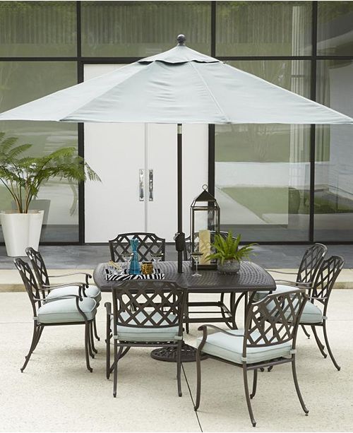 Furniture Closeout Nottingham Outdoor Dining Collection Created For Macy S Reviews Furniture Macy S