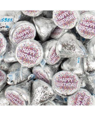 Just Candy Конфеты на день рождения Hershey's Kisses Шоколадные подарки для вечеринок, 90 штук