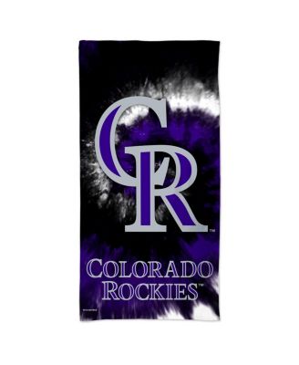 Пляжное полотенце Wincraft Colorado Rockies 60 x 30 дюймов Tie-Dye Spectra