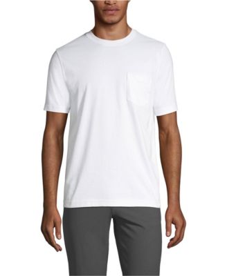 Мужская футболка Lands End Super-T с коротким рукавом и карманом 3790₽