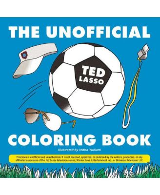 Неофициальная книжка-раскраска Ted Lasso от Индиры Юниарти